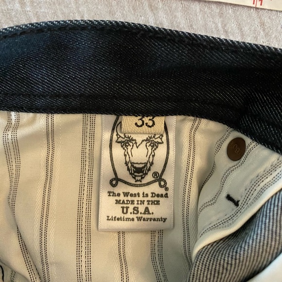 Handcrafted made in USA selvedge denim very hard to find. - Picture 5 of 9